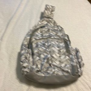 Thirty e one shoulder bag. Multi grey print. New